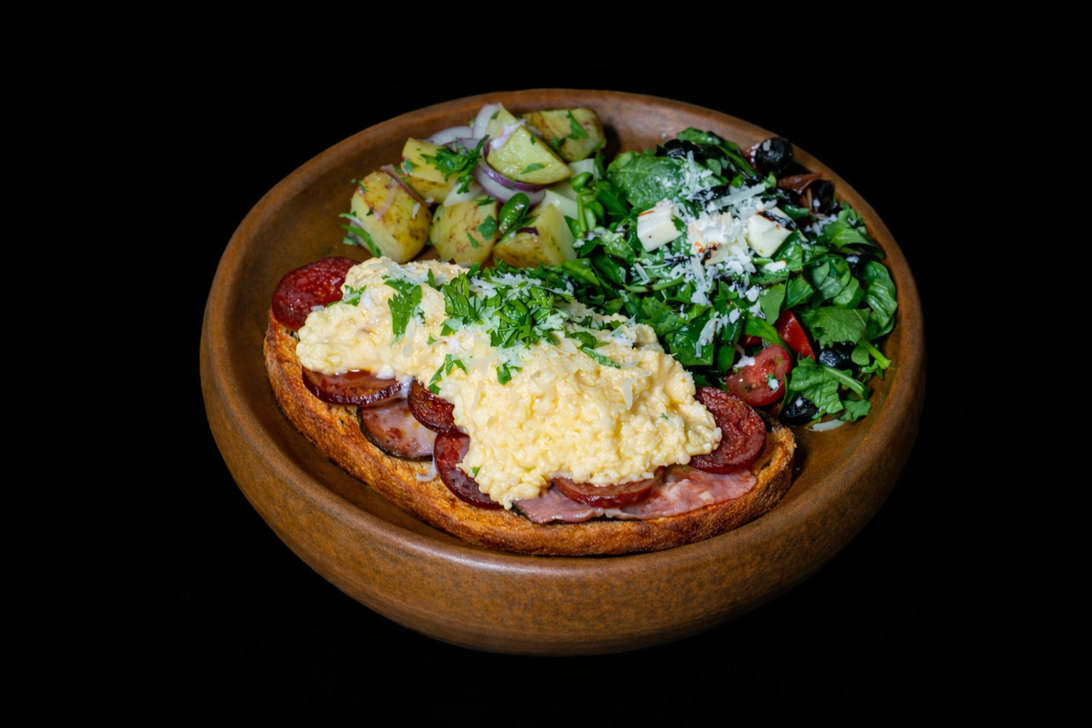 Salsiccia Egg Flatbread